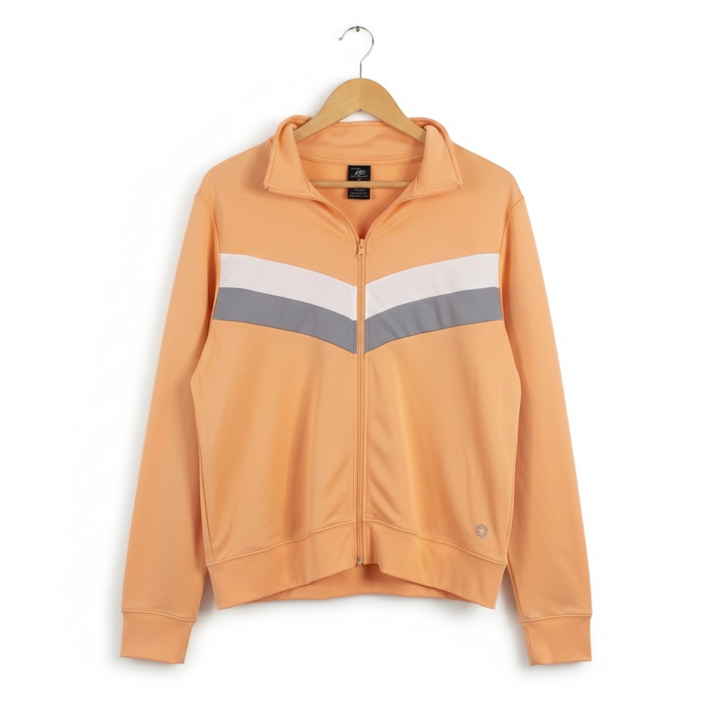 Pro Player NWOT Stretchy Orange and Gray Zip Up Active Wear Jacket
